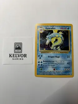 Gyarados Holo Rare Base Set #6/102 Pokemon - Kelvor Gaming - Image 1