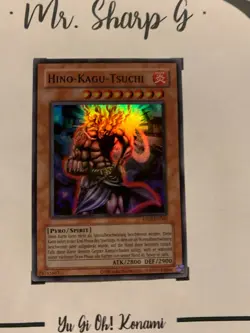 HINO-KAGU-TSUCHI - RP02-DE060 DEUTSCH Yu-Gi-Oh! CARD SUPER RARE HOLO KONAMI TCG - Image 3
