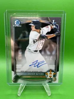 2025 Bowman Draft Baseball Xavier Neyens 1st Chrome Auto #CPA-XN Astros - Image 1