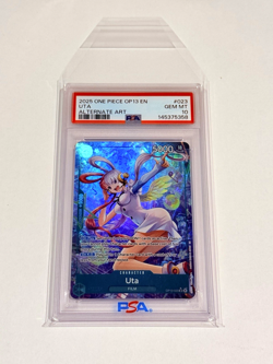 One Piece Carrying On His Will (OP-13) - Uta Alternate Alt Art Foil PSA 10 ENG - Image 3