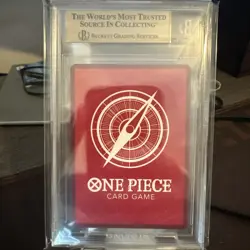 Monkey D. Luffy OP13-001 Carrying on His Will 2025 Leader Alt Art BGS 9.5 - Image 2