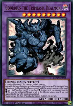 Coordius the Triphasic Dealmon - BLVO-EN083 - Ultra Rare - 1st Edition NM Yugioh - Image 1
