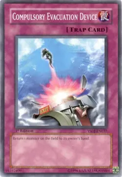 Compulsory Evacuation Device - YSDJ-EN037 - Common - 1st Edition LP Yugioh Start - Image 1