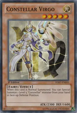 Constellar Virgo - HA07-EN010 - Super Rare - Unlimited Edition NM Yugioh Hidden - Image 1