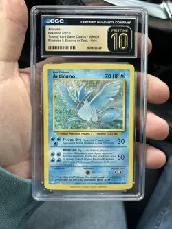 Pokemon Articuno 009/034 Trading Card Game Classic Holo CGC Pristine 10 - Image 1