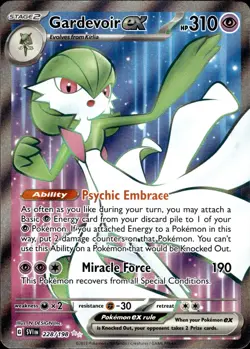 Gardevoir ex 228/198 Scarlet & Violet Base Set Ultra Rare NM Pokemon TCG - Image 1