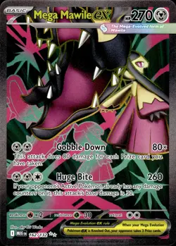 Mega Mawile ex 162/132 Mega Evolution Ultra Rare NM Pokemon TCG - Image 1