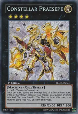 Constellar Praesepe - HA07-EN061 - Secret Rare - 1st Edition NM Yugioh Hidden Ar - Image 1