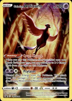 Galarian Articuno SWSH282 Sword & Shield Black Star Promo NM Pokemon TCG - Image 1