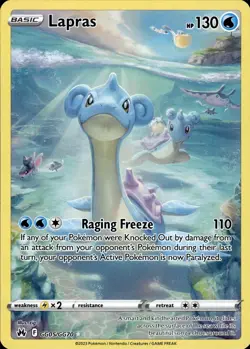 Lapras GG05/GG70 Crown Zenith Galarian Gallery Ultra Rare NM Pokemon TCG - Image 1