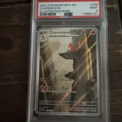 Pokemon Charmeleon Illustration Rare Holo PSA 9 Scarlet & Violet 151 169/165 - Image 1