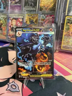 POKEMON MEGA CHARIZARD X EX SIR 125/094 PHANTASMAL FLAMES MINT GRADEABLE COPY - Image 1