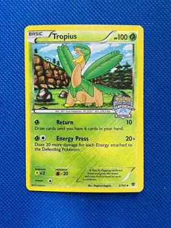 Tropius - 5/101 - National Championship Promo - Crosshatch Holo - Pokemon Plasma - Image 1