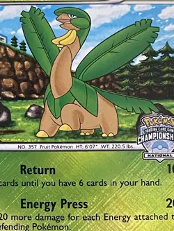 Tropius - 5/101 - National Championship Promo - Crosshatch Holo - Pokemon Plasma - Image 4
