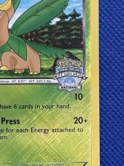 Tropius - 5/101 - National Championship Promo - Crosshatch Holo - Pokemon Plasma - Image 5