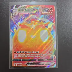 Cinderace VMAX 045/264 Holo VMAX Rare Fusion Strike Pokemon Near Mint - Image 1