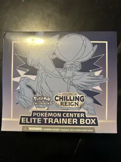 Pokemon TCG Sword Shield Chilling Reign Pokemon Center ETB Exclusive Sealed - Image 1