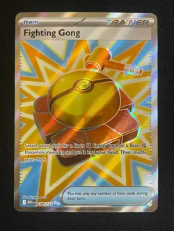 Pokemon Fighting Gong Ultra Rare ME01: Mega Evolution 168/132 NM - Image 1