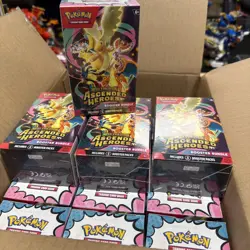 Pokemon TCG: Mega Evolution Ascended Heroes Lot Of 4 Booster Bundle (6 Pack Per) - Image 1