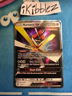 Pokemon TCG: Kartana GX - 70/111 Ultra Rare Holographic NM. Fast Shipping! - Image 1