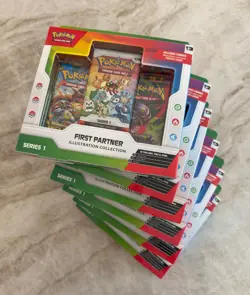 6x Pokemon First Partner Illustration Collection - Series 1 (2026) - Image 1