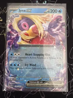 Pokemon - Jynx ex - 124/165 - SV: Scarlet & Violet 151 - Holo - Double Rare - Image 1