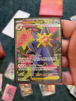 Mega Starmie EX 102/088 Full Art Ultra Rare Pokemon TCG: Perfect Order - Image 1