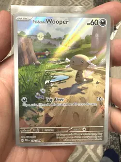 Paldean Wooper 2025 Pokemon Phantasmal Flames 102/094 Illustration Rare Holo - Image 1