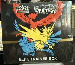 2019 POKEMON TCG SUN & MOON HIDDEN FATES ELITE TRAINER BOX ETB FACTORY SEALED - Image 1