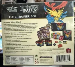 2019 POKEMON TCG SUN & MOON HIDDEN FATES ELITE TRAINER BOX ETB FACTORY SEALED - Image 3