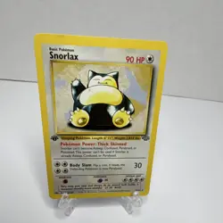Pokemon TCG Snorlax 27/64 Jungle 1st Edition Rare Regular Basic 90HP - Image 1