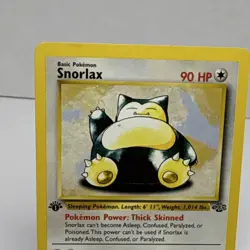 Pokemon TCG Snorlax 27/64 Jungle 1st Edition Rare Regular Basic 90HP - Image 5