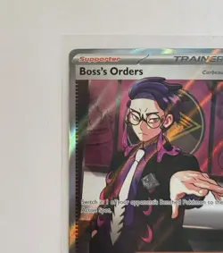 Pokemon TCG Boss's Orders Corbeau 256/217 Me: Ascended Heroes Holo Near Mint - Image 3