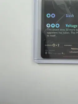 Pokemon Zekrom EX Full Art Holo 172/086 Sv: Black Bolt Black White Rare NM - Image 5