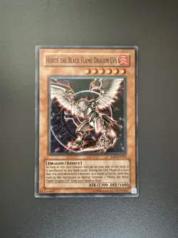 Horus The Black Flame Dragon LV6 Super Rare Unl Edition VLP YuGiOh - Image 1