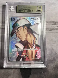 SAKAZUKI SR SP BGS 9.5 2023 ONE PIECE GAME KINGDOM OF CONSIPIRACIES JAPANESE 86 - Image 2