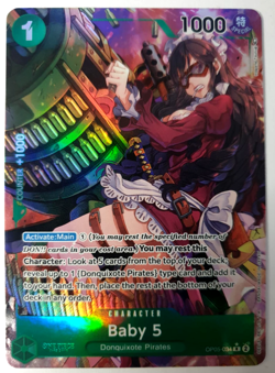 One Piece Awakening of the New Era - Baby 5 - Alt Art - OP05-034 R - NM - Image 1