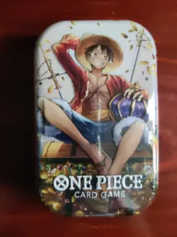 One Piece TCG Tin Pack Set Vol.2 Op 13 Monkey.D.Luffy Brand New Sealed - Image 1