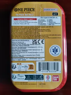One Piece TCG Tin Pack Set Vol.2 Op 13 Monkey.D.Luffy Brand New Sealed - Image 2