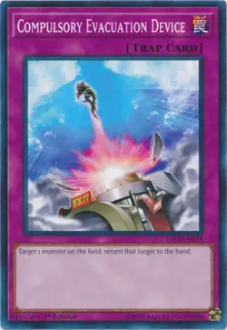 Compulsory Evacuation Device - YS17-EN038 - Common - 1st Edition LP Yugioh Start - Image 1