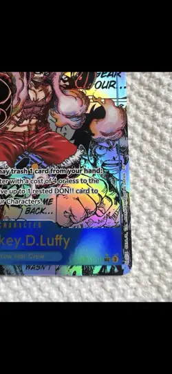 Manga Monkey.D.Luffy OP11-118 Secret Rare Foil A Fist of Divine Speed 8000 Pow… - Image 5