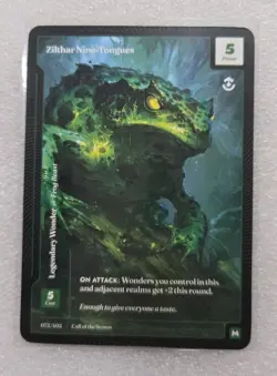 Wonders of The First Zilthar None-Tongues Mythic Rare Call Of The Stones 072/402 - Image 1