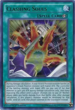 Clashing Souls - DUSA-EN038 - Ultra Rare - 1st Edition PL/MP Yugioh Duelist Saga - Image 1