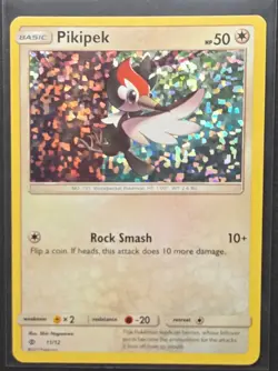 Pikipek 11/12 2017 McDonald's Holo Promo Card Pokemon - Image 1