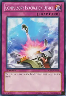 Compulsory Evacuation Device - SDBE-EN038 - Common - Unlimited Edition NM Yugioh - Image 1