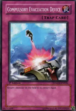 Compulsory Evacuation Device - SDMM-EN036 - Common - 1st Edition PL/MP Yugioh St - Image 1