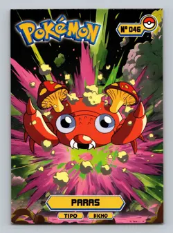 Pokemon Card - Paras 046 - Card Tops - Pokedex Database 2024 - Image 1