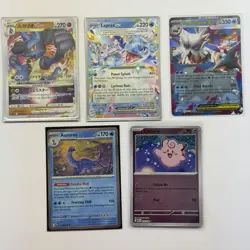 Pokemon Card Lot (5 Cards) - Vintage Modern Hyper Ultra Rare IR SIR AR Holo SAR - Image 1