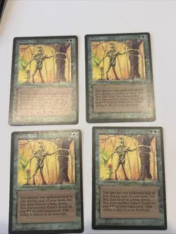 MTG Magic the Gathering Card LP - Gaea’s Touch X4 Playset - Image 1