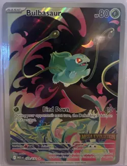 Bulbasaur 133/132 Miscellaneous Cards Illustration Rare Holo Mega Evolution Sta… - Image 1